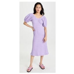 Stine Goya Garance Smocked Dress Size Large